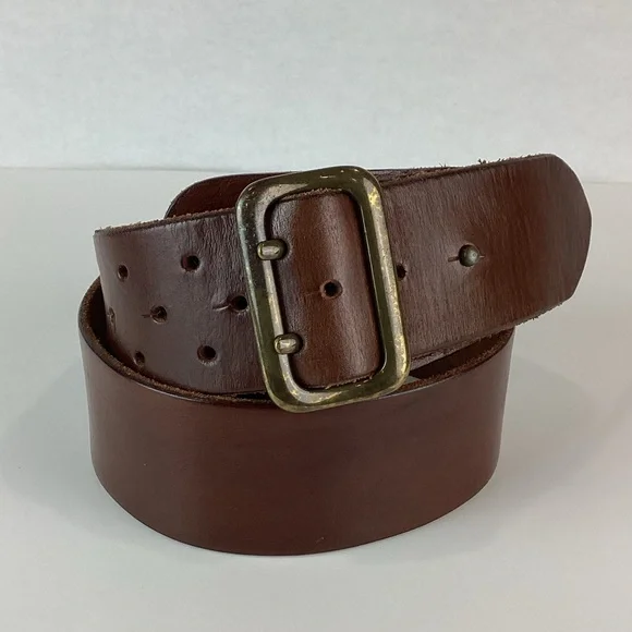 Linea‎ Pelle Vintage Leather belt Hand Stitched design Pristine 32 Linea Pelle Vintage Leather belt Hand Stitched design  main image 4